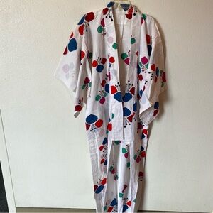 Kimono Dress Womens unbranded Japanese colorful Hand Crafted Kantha